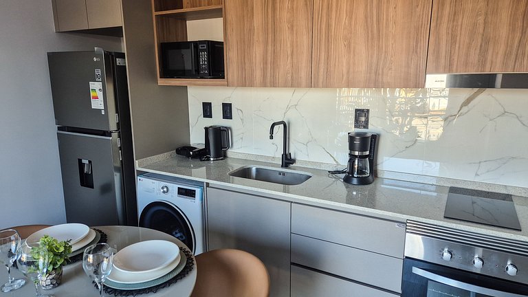 Depto 1 dorm + desayuno, a pasos delSol