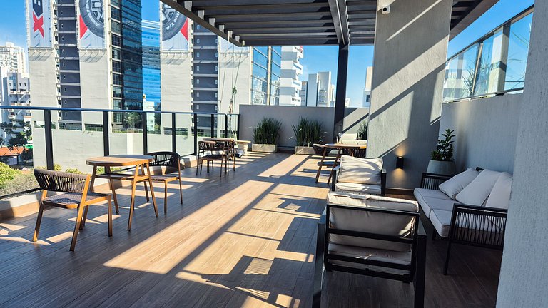 Depto 1 dorm + desayuno, a pasos delSol