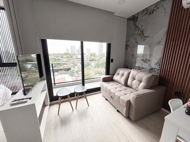 Depto. amoblado zona Shopping del Sol